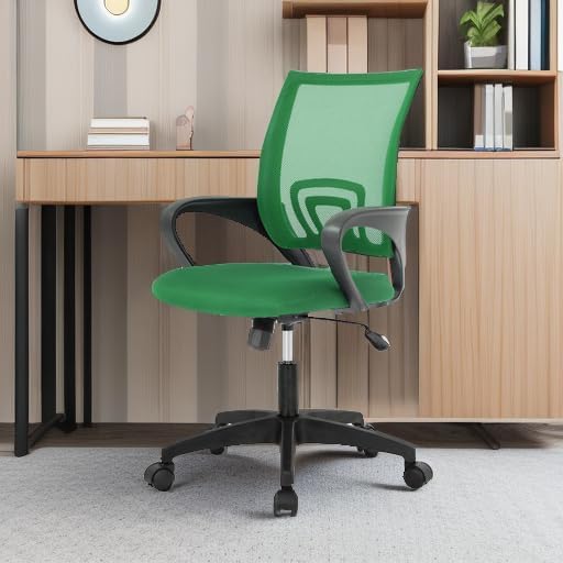 PayLessHere Ergonomic Mesh Home Office Chair – Adjustable Executive Swivel Chair with Lumbar Support & Armrests