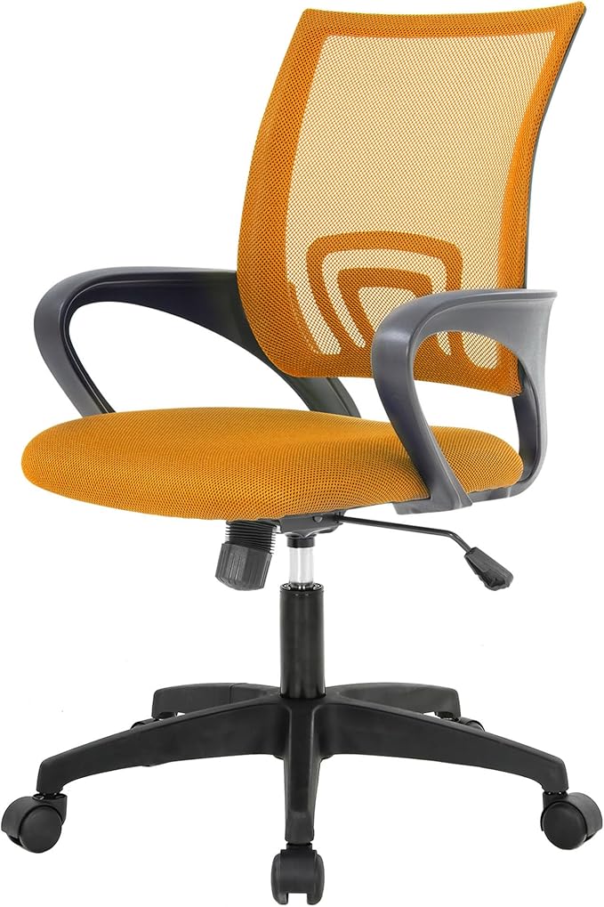 PayLessHere Ergonomic Mesh Home Office Chair – Adjustable Executive Swivel Chair with Lumbar Support & Armrests