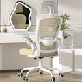 Mimoglad High Back Ergonomic Office Chair – Comfy Modern Desk Chair with Headrest, Lumbar Support & Flip-Up Arms